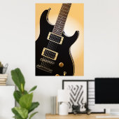 Gitarrenbild-Poster Poster (Heimbüro)