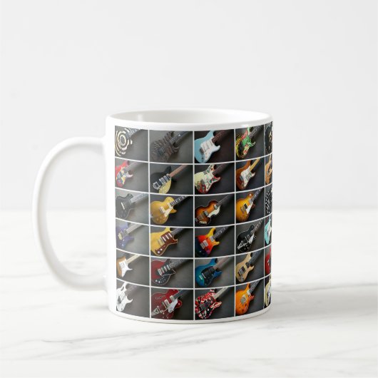 GitarrenCollage Kaffeetasse (Links)