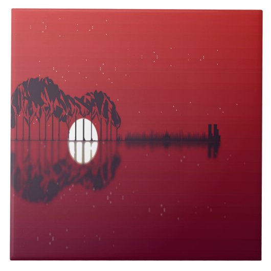 Gitarrencove Fliese (Vorderseite)