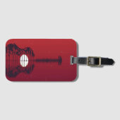 Gitarrencove Gepäckanhänger (Vorderseite (Horizontal))