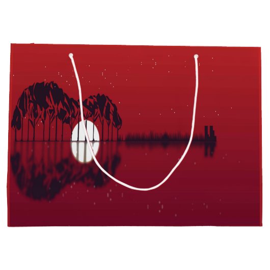 Gitarrencove Große Geschenktüte (Rückseite)