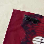 Gitarrencove Strandtuch (Beispiel)