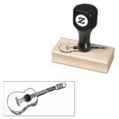 Gitarrendesign Gummistempel (Stempel)