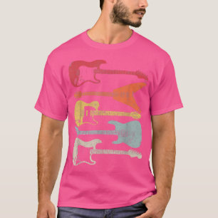 Gitarrendesign, Retrostil, Gift for Guitarist 999 T-Shirt