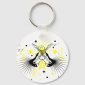 Gitarrendesign Schlüsselanhänger (Vorderseite)