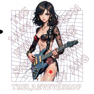 Gitarrendesign T-Shirt