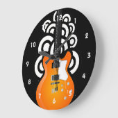 Gitarrendesign-Wall-Uhr Große Wanduhr (Winkel)