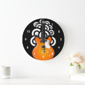 Gitarrendesign-Wall-Uhr Große Wanduhr (Zuhause)