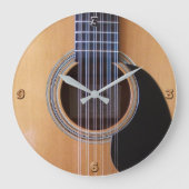 Gitarrendesign-Wall-Uhr Große Wanduhr (Vorderseite)