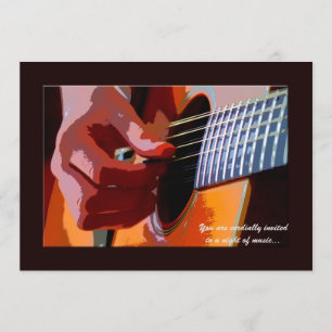 Gitarreneinladung Einladung