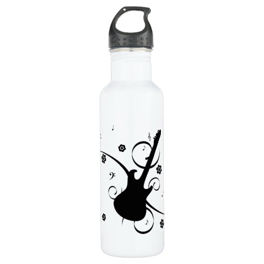 Gitarrenflasche Edelstahlflasche (Vorderseite)
