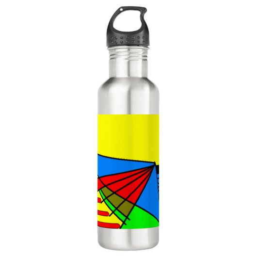 Gitarrenflasche Edelstahlflasche (Vorderseite)