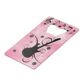 Gitarrenflaschenöffner Geldbeutel Flaschenöffner (Vorderseite Schrägansicht)