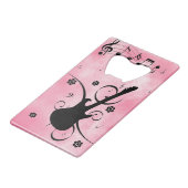 Gitarrenflaschenöffner Geldbeutel Flaschenöffner (Rückseite Schrägansicht)