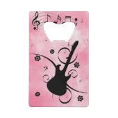 Gitarrenflaschenöffner Geldbeutel Flaschenöffner (Rückseite)