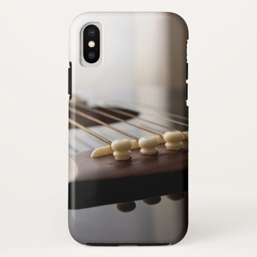 Gitarrenfotografie stilvoller Winkelmusik-Liebhabe Case-Mate iPhone Hülle (Rückseite)
