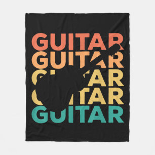 Gitarrengeschenk Akustische Gitarrist Fleecedecke