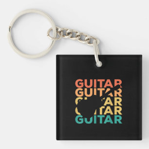 Gitarrengeschenk   Akustische Gitarrist Schlüsselanhänger