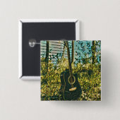 Gitarrengeschenk Button (Vorne & Hinten)