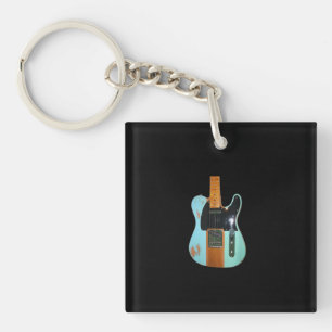 Gitarrengeschenk   Coole elektrische Gitarre Schlüsselanhänger