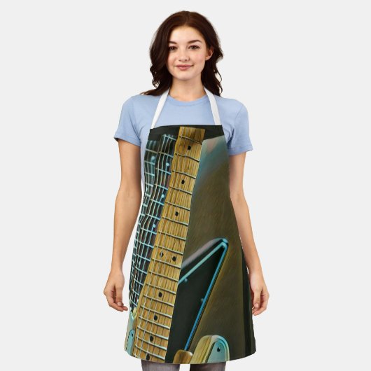 Gitarrengeschenk für Väter Schürze (Getragen)
