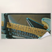 Gitarrengeschenk für Väter Strandtuch (Vorderseite)