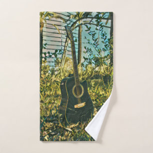 Gitarrengeschenk Handtuch