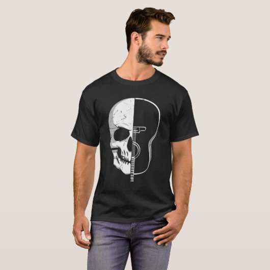 Gitarrengeschenk Musik Design Musiker Design T-Shirt (Vorne ganz)