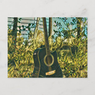 Gitarrengeschenk Postkarte