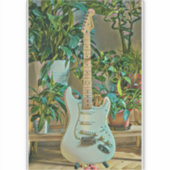 Gitarrengeschenke Aufkleber (Vorderseite)