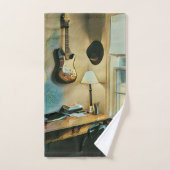 Gitarrengeschenke Badhandtuch Set (Handtuch)
