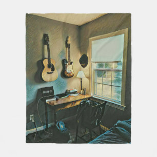 Gitarrengeschenke Fleecedecke
