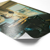 Gitarrengeschenke Fotodruck (Ecke)