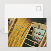 Gitarrengeschenke für ihn postkarte (Vorne/Hinten)