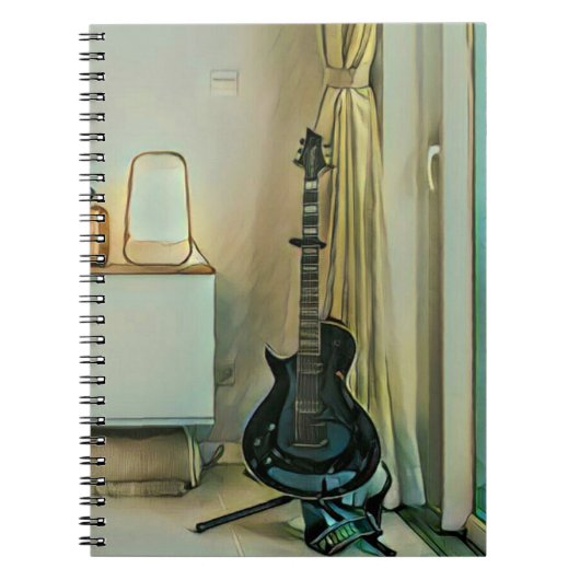 Gitarrengeschenke für Papa Notizblock (Vorderseite)