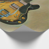Gitarrengeschenke Geschenkpapier (Ecke)