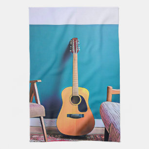 Gitarrengeschenke Geschirrtuch