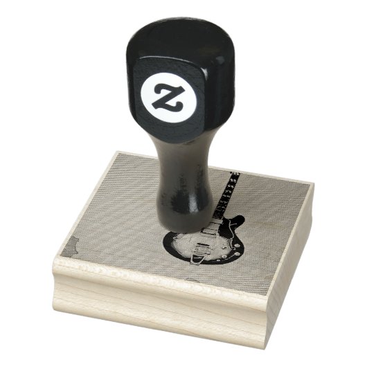 Gitarrengeschenke Gummistempel (Stempel)