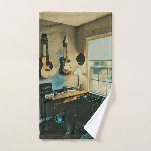 Gitarrengeschenke Handtuch (Handtuch)
