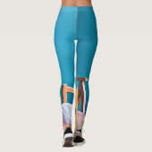 Gitarrengeschenke Leggings (Rückseite)