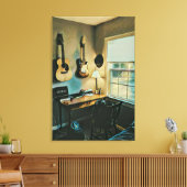 Gitarrengeschenke Leinwanddruck (Insitu (Wohnzimmer))