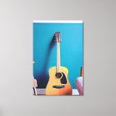 Gitarrengeschenke Leinwanddruck (Vorderseite)