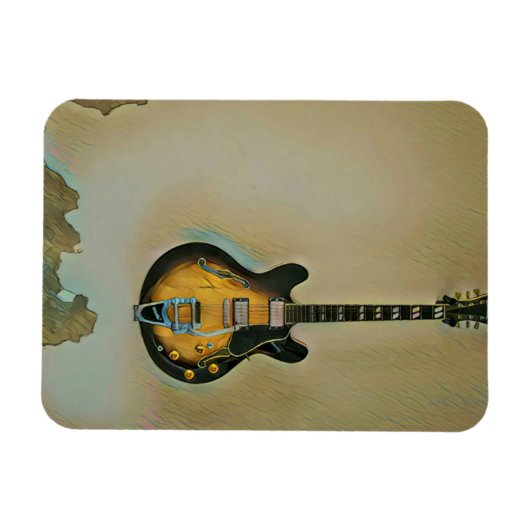 Gitarrengeschenke Magnet (Horizontal)