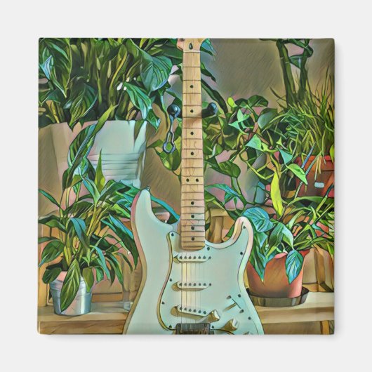 Gitarrengeschenke Magnet (Vorne)