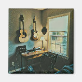 Gitarrengeschenke Magnet (Vorne)