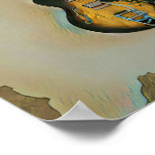 Gitarrengeschenke Poster (Ecke)