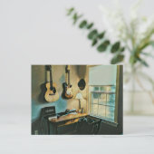 Gitarrengeschenke Postkarte (Stehend Vorderseite)