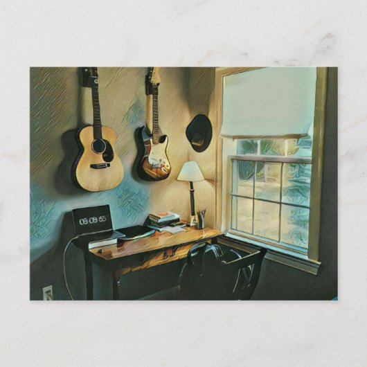 Gitarrengeschenke Postkarte (Vorderseite)