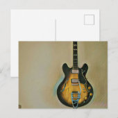 Gitarrengeschenke Postkarte (Vorne/Hinten)