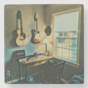 Gitarrengeschenke Steinuntersetzer